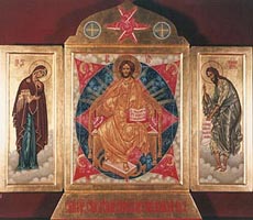 Триптих - Деисус (Спас в Силах, Богородица, св. Иоанн Предтеча)